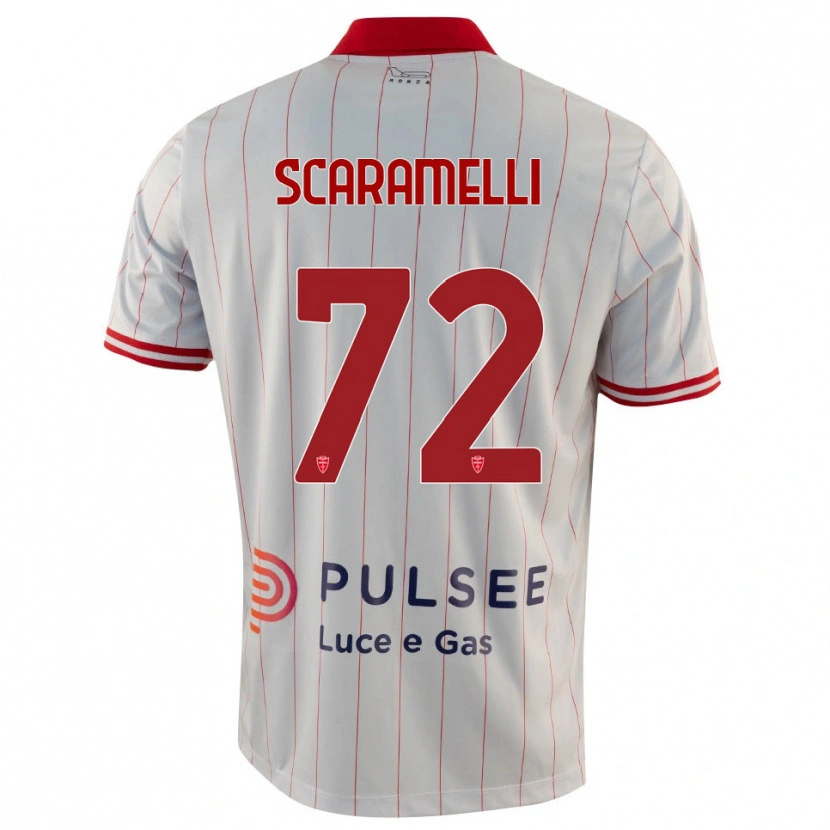 Danxen Kinderen Endris Scaramelli #72 Wit Rood Blauw Uitshirt Uittenue 2025/26 T-Shirt