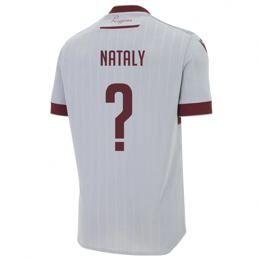 Danxen Kinderen Massa Nataly #0 Bourgondië Wit Uitshirt Uittenue 2025/26 T-Shirt