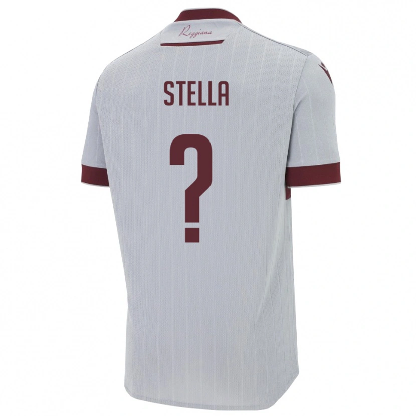 Danxen Kinderen Botti Stella #0 Bourgondië Wit Uitshirt Uittenue 2025/26 T-Shirt