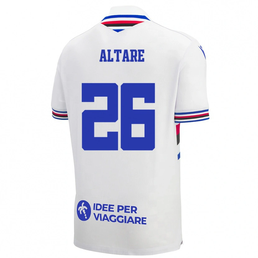 Danxen Kinderen Giorgio Altare #26 Wit Blauw Rood Uitshirt Uittenue 2025/26 T-Shirt