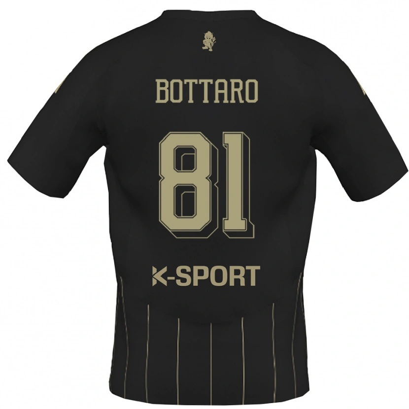 Danxen Kinderen Andrea Bottaro #81 Grijs Wit Uitshirt Uittenue 2025/26 T-Shirt