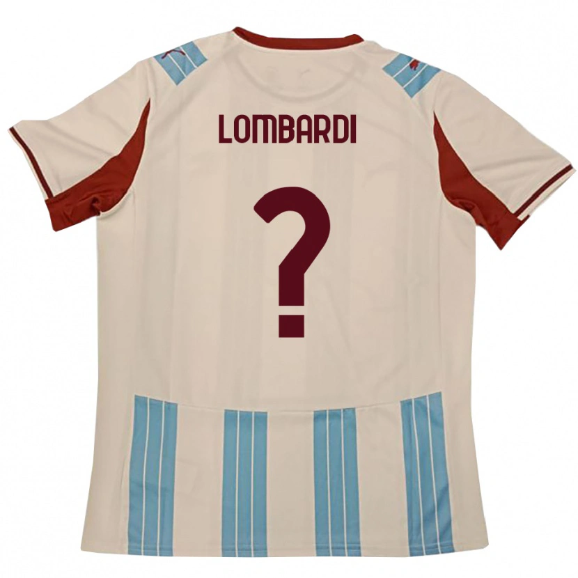 Danxen Kinderen Lorenzo Lombardi #0 Hemelsblauw Wit Uitshirt Uittenue 2025/26 T-Shirt
