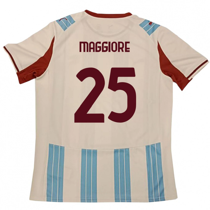 Danxen Kinderen Giulio Maggiore #25 Hemelsblauw Wit Uitshirt Uittenue 2025/26 T-Shirt