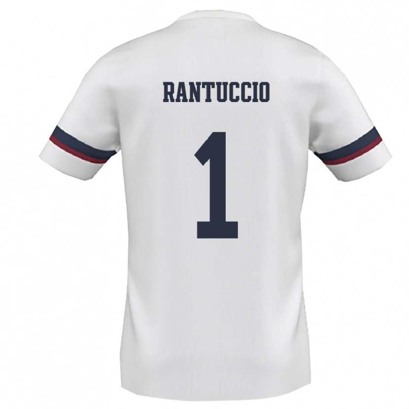 Danxen Kinderen Carmelo Rantuccio #1 Wit Rood Uitshirt Uittenue 2025/26 T-Shirt