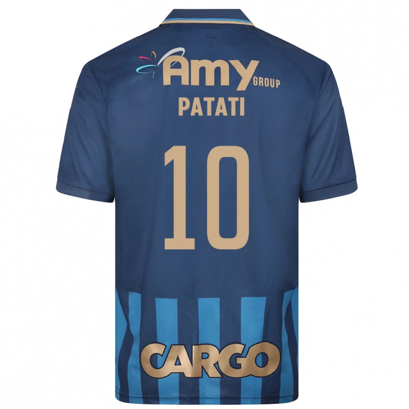 Danxen Kinderen Weslley Patati #10 Donkerblauw Blauw Uitshirt Uittenue 2025/26 T-Shirt