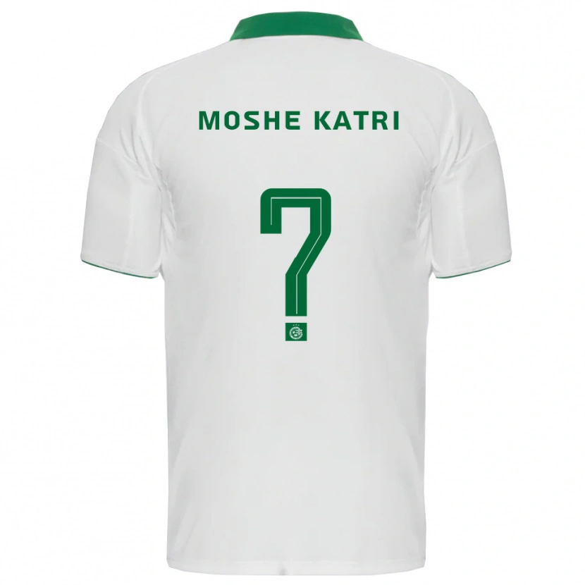 Danxen Kinderen Roy Moshe Katri #0 Wit Groen Uitshirt Uittenue 2025/26 T-Shirt