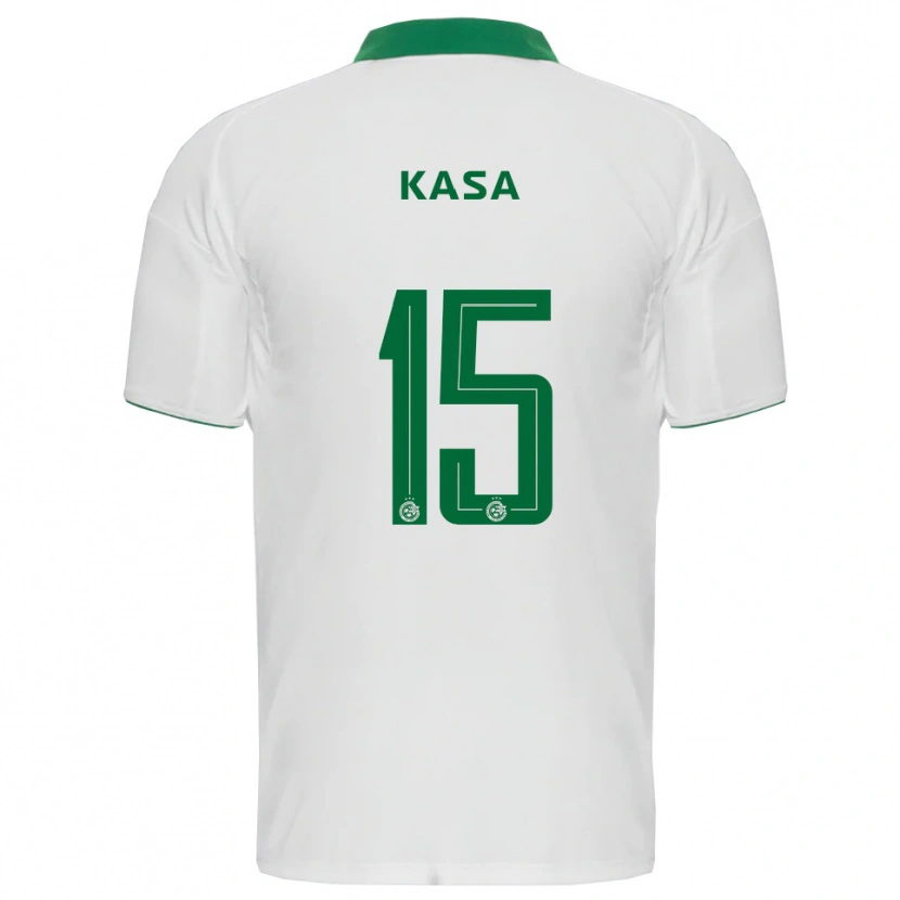 Danxen Kinderen Lior Kassa #15 Wit Groen Uitshirt Uittenue 2025/26 T-Shirt