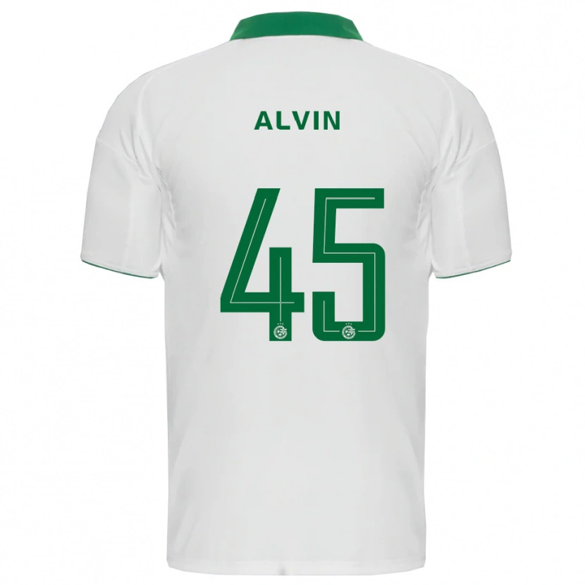 Danxen Kinderen Glenn Alvin #45 Wit Groen Uitshirt Uittenue 2025/26 T-Shirt