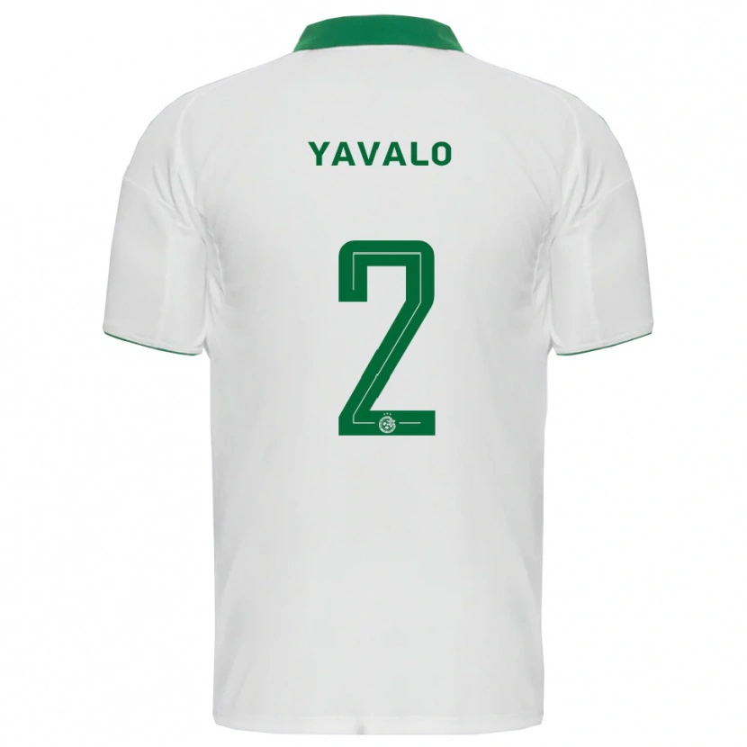 Danxen Kinderen Gatachao Yavalo #2 Wit Groen Uitshirt Uittenue 2025/26 T-Shirt