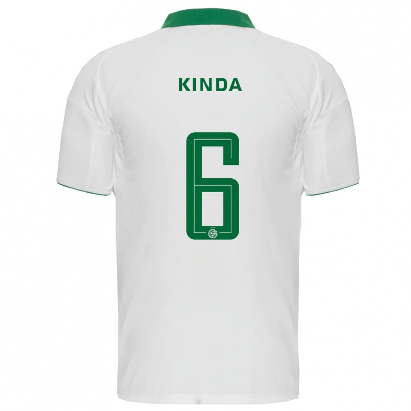 Danxen Kinderen Gadi Kinda #6 Wit Groen Uitshirt Uittenue 2025/26 T-Shirt
