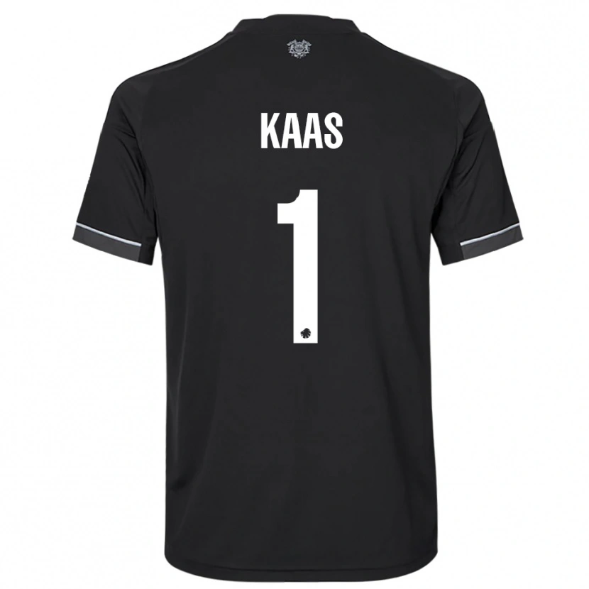 Danxen Kinderen Anna Kaas #1 Zwart Wit Uitshirt Uittenue 2025/26 T-Shirt