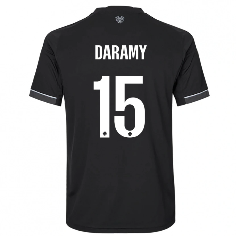 Danxen Kinderen Abdul Daramy #15 Zwart Wit Uitshirt Uittenue 2025/26 T-Shirt