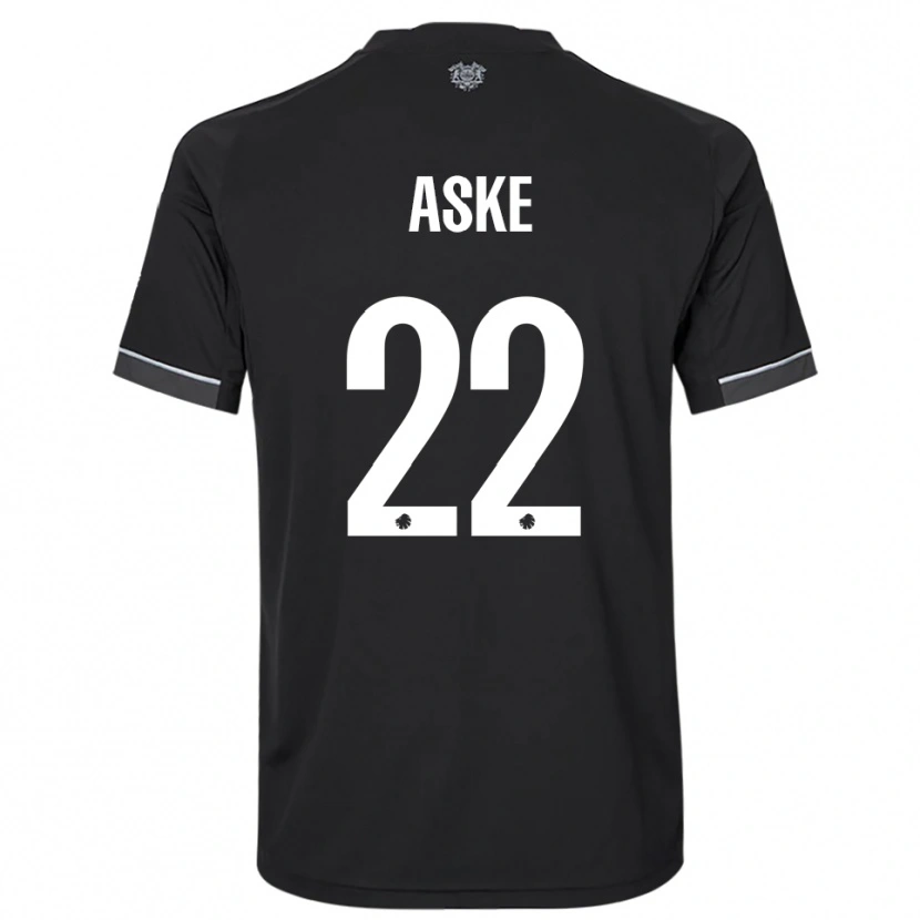 Danxen Kinderen Aske Bang #22 Zwart Wit Uitshirt Uittenue 2025/26 T-Shirt