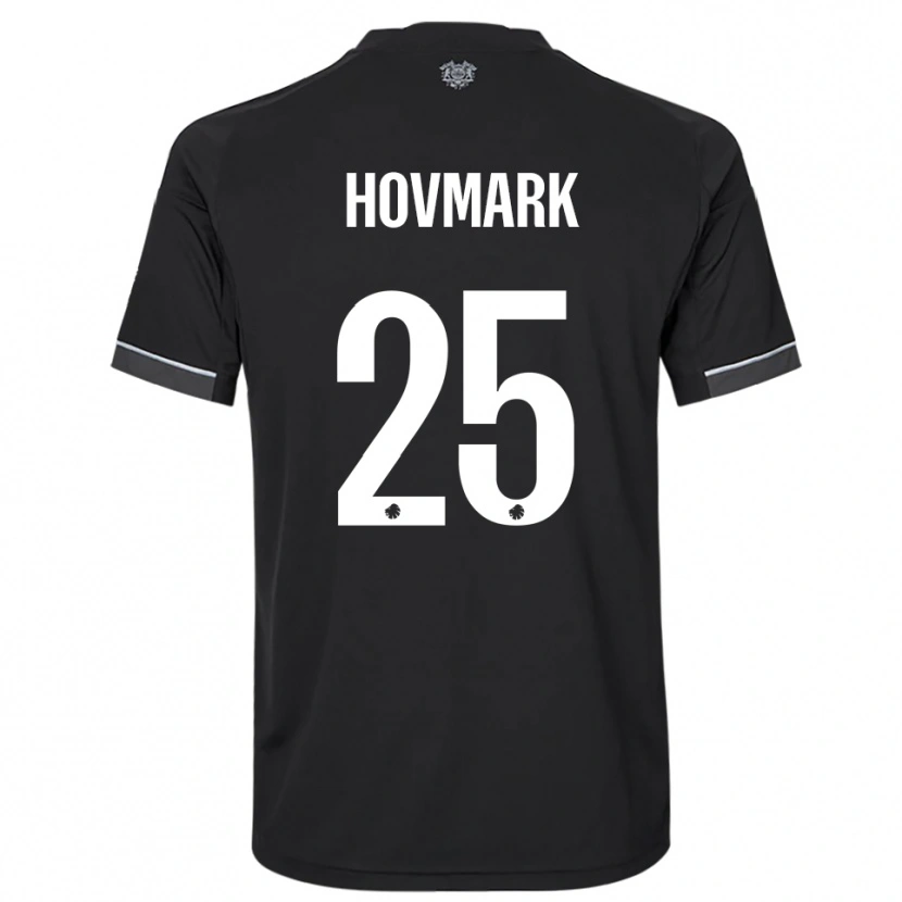 Danxen Kinderen Maria Hovmark #25 Zwart Wit Uitshirt Uittenue 2025/26 T-Shirt