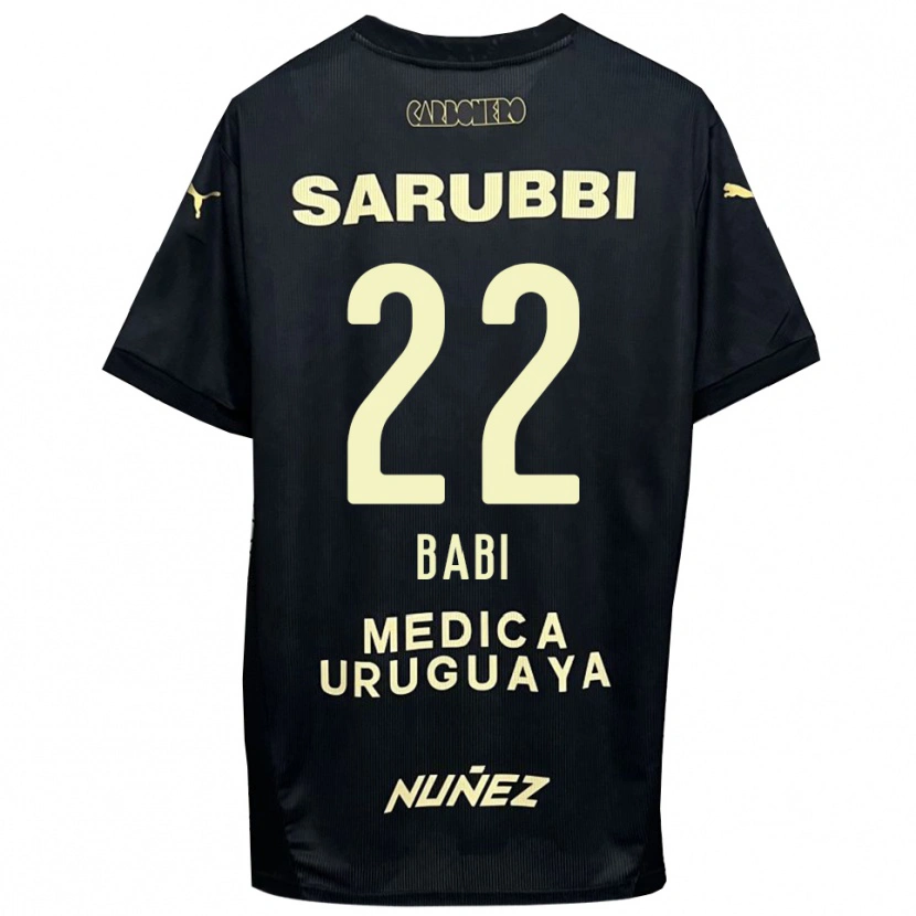 Danxen Kinderen Matheus Babi #22 Zwart Goud Uitshirt Uittenue 2025/26 T-Shirt