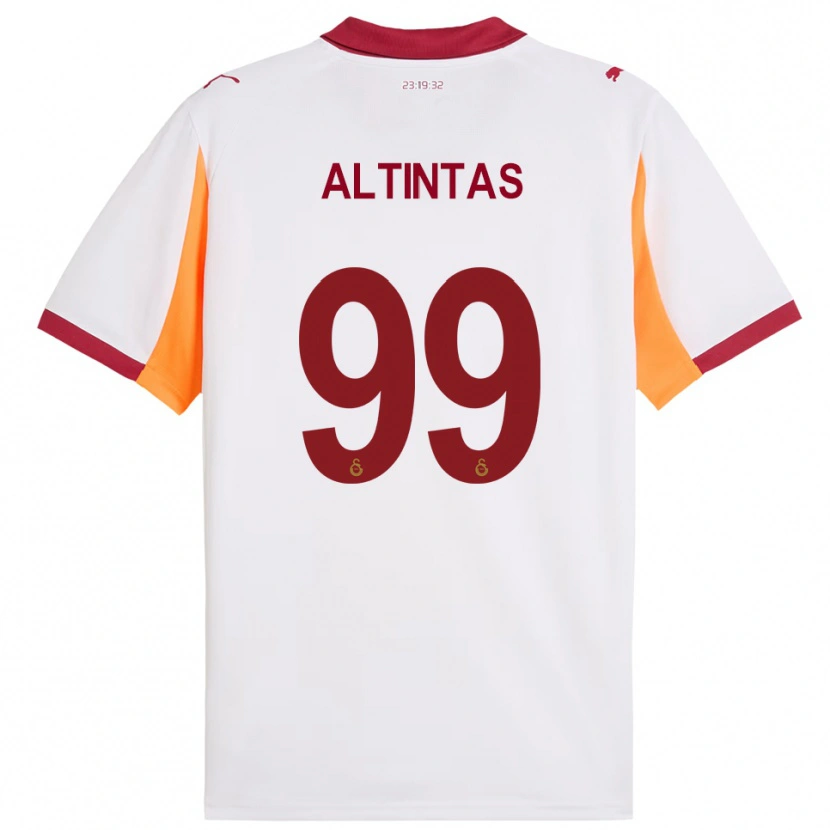 Danxen Kinderen Benan Altıntaş #99 Wit Rood Uitshirt Uittenue 2025/26 T-Shirt