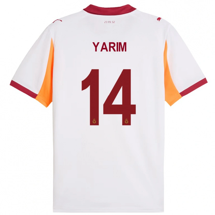 Danxen Kinderen Esra Yarım #14 Wit Rood Uitshirt Uittenue 2025/26 T-Shirt