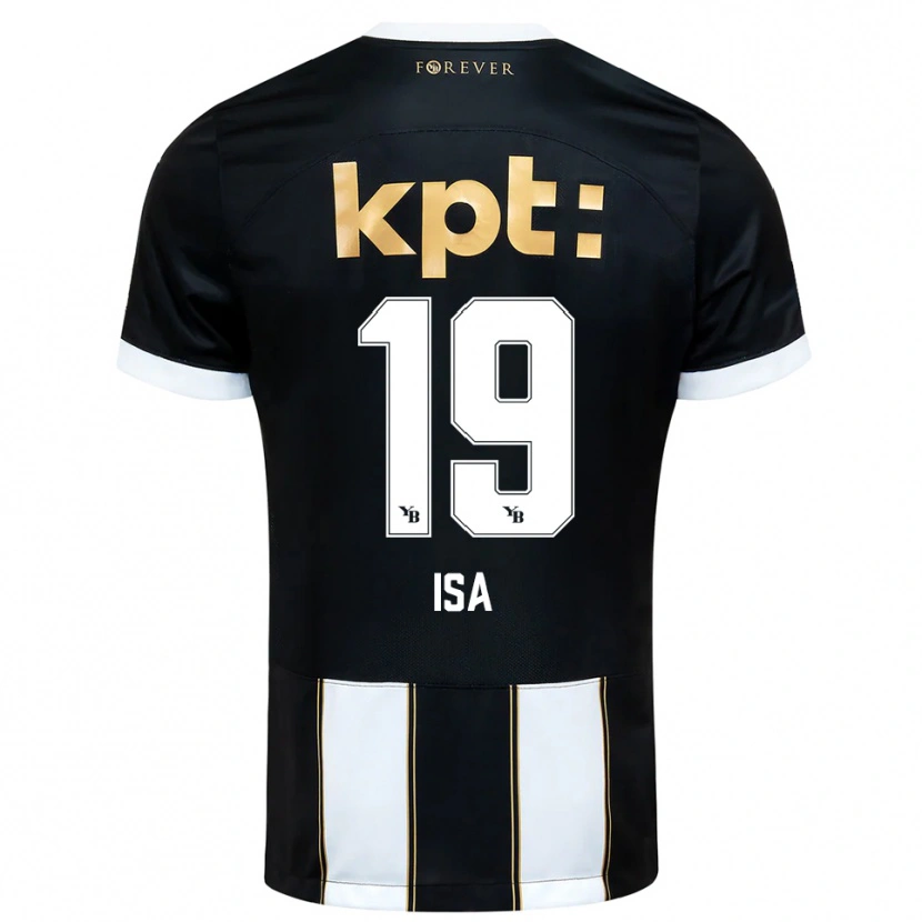 Danxen Kinderen Ron Isa #19 Zwart Wit Uitshirt Uittenue 2025/26 T-Shirt