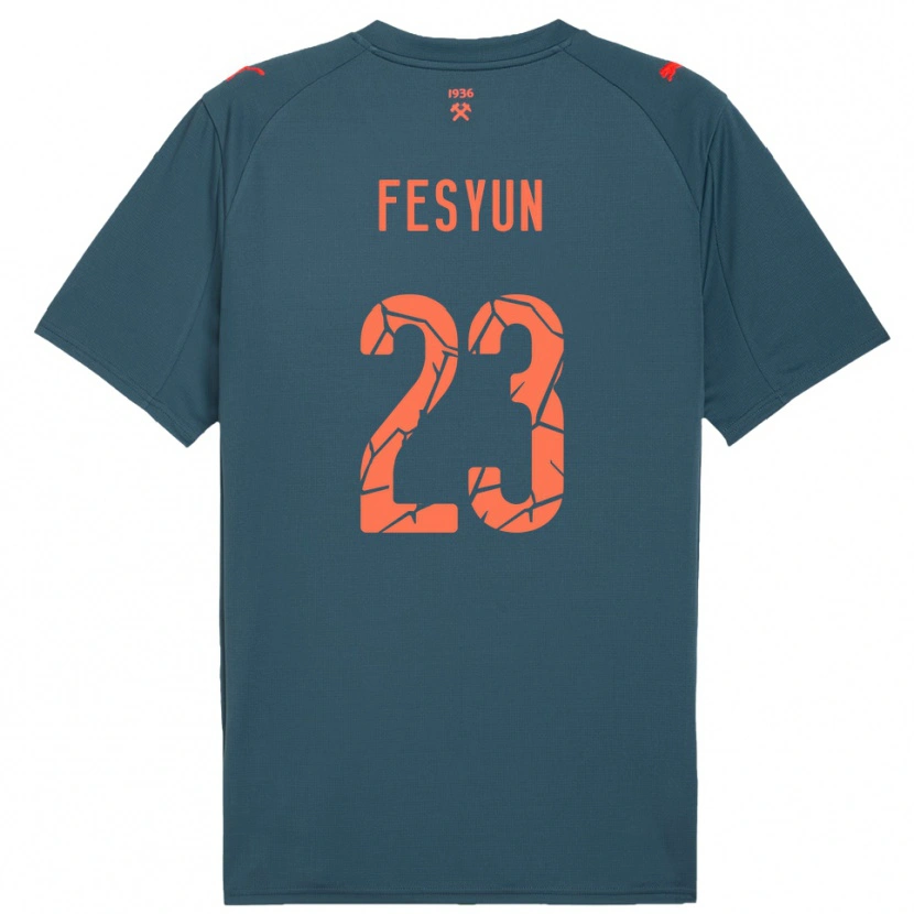 Danxen Kinderen Kiril Fesyun #23 Donkerblauw Rood Uitshirt Uittenue 2025/26 T-Shirt