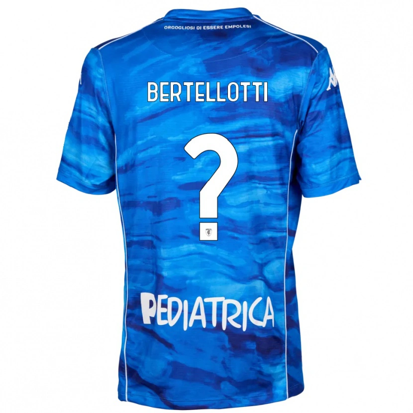 Danxen Heren Giacomo Bertellotti #0 Blauw Wit Thuisshirt Thuistenue 2025/26 T-Shirt