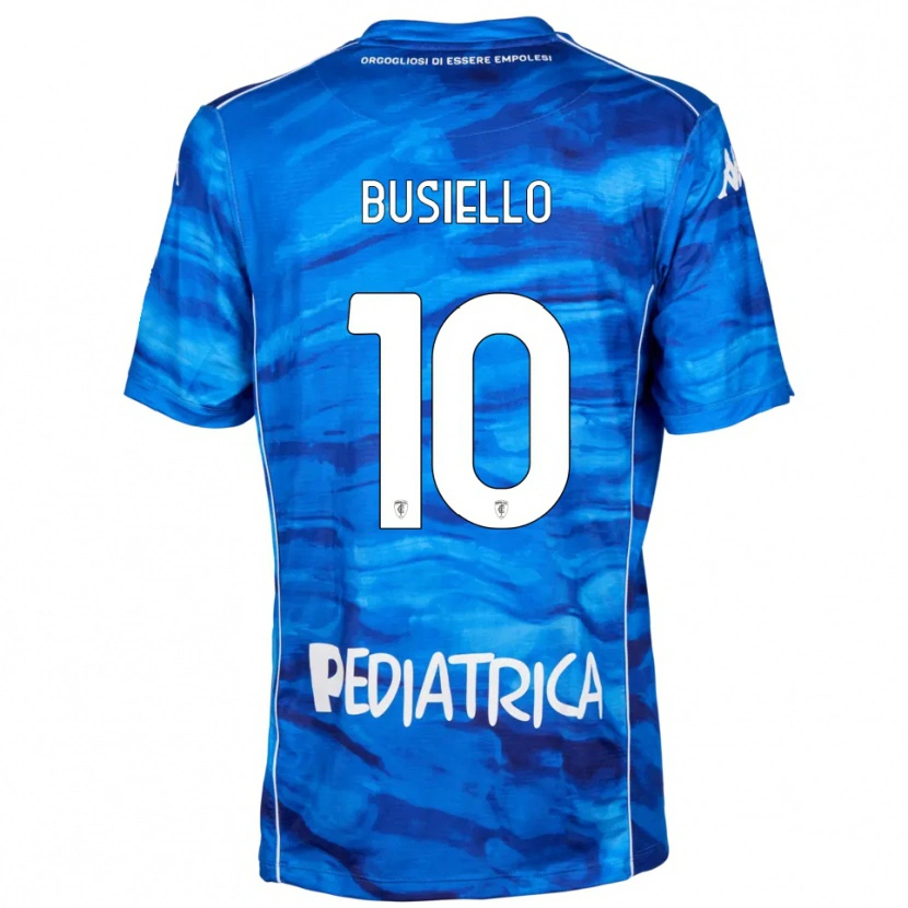 Danxen Heren Danilo Busiello #10 Blauw Wit Thuisshirt Thuistenue 2025/26 T-Shirt