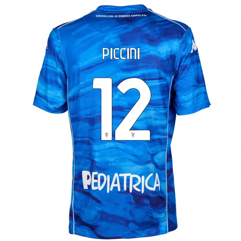 Danxen Heren Bernardo Piccini #12 Blauw Wit Thuisshirt Thuistenue 2025/26 T-Shirt