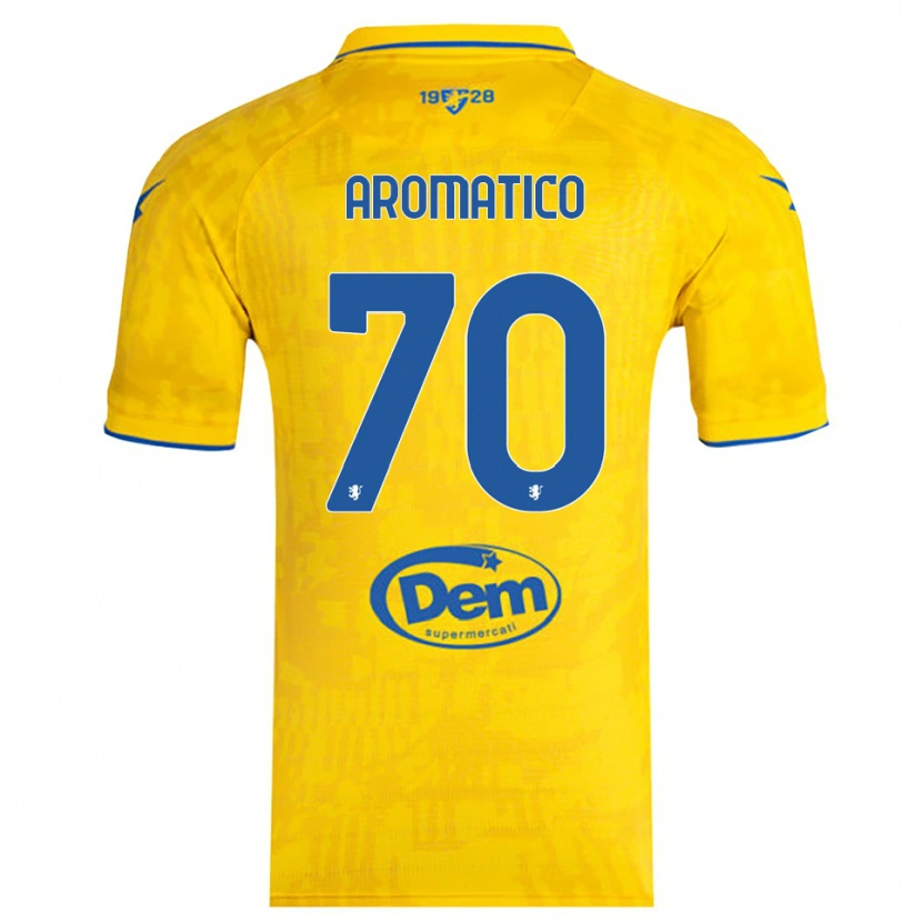 Danxen Heren Raul Aromatico #70 Geel Blauw Thuisshirt Thuistenue 2025/26 T-Shirt