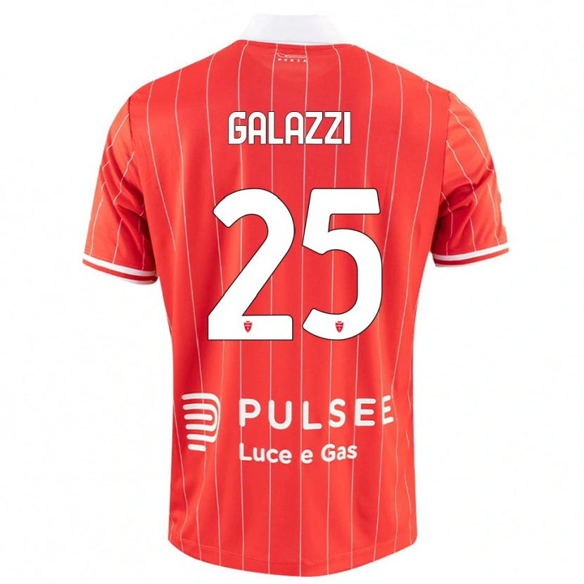 Danxen Heren Nicolas Galazzi #25 Rood Wit Thuisshirt Thuistenue 2025/26 T-Shirt