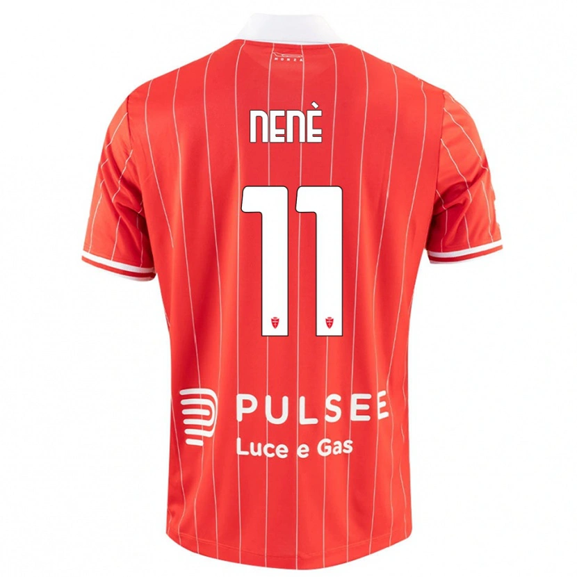 Danxen Heren Stephen Nenè #11 Rood Wit Thuisshirt Thuistenue 2025/26 T-Shirt