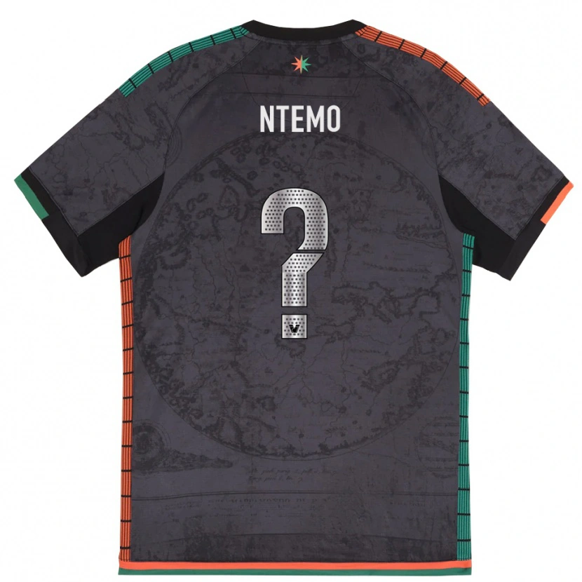 Danxen Heren Condinho Ntemo #0 Donkergrijs Thuisshirt Thuistenue 2025/26 T-Shirt