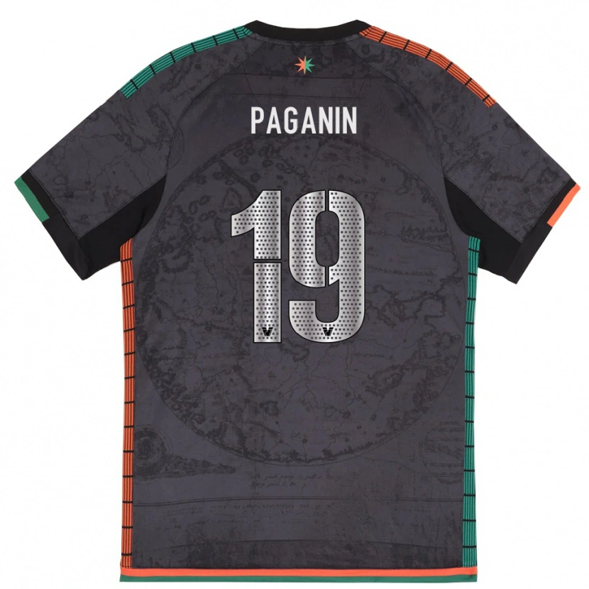 Danxen Heren Eros Paganin #19 Donkergrijs Thuisshirt Thuistenue 2025/26 T-Shirt
