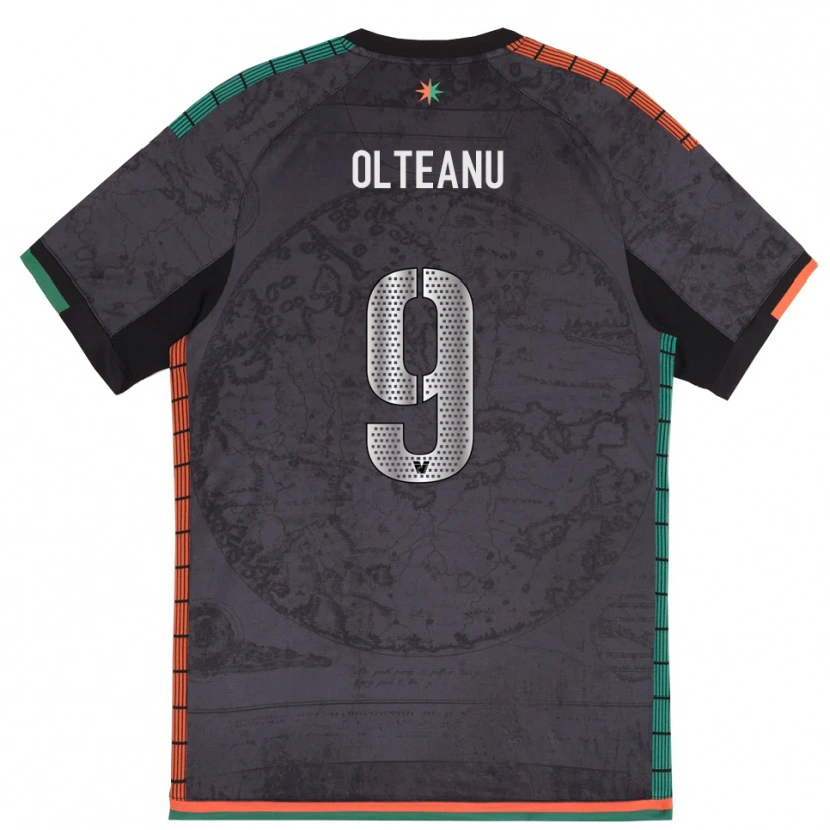 Danxen Heren Alberto Olteanu #9 Donkergrijs Thuisshirt Thuistenue 2025/26 T-Shirt