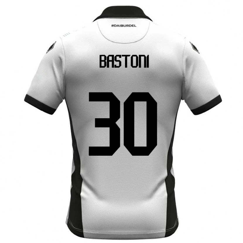 Danxen Heren Simone Bastoni #30 Wit Zwart Oranje Thuisshirt Thuistenue 2025/26 T-Shirt