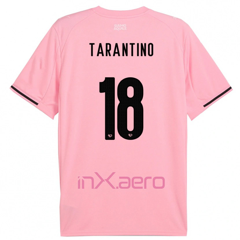 Danxen Heren Antonino Tarantino #18 Roze Zwart Thuisshirt Thuistenue 2025/26 T-Shirt
