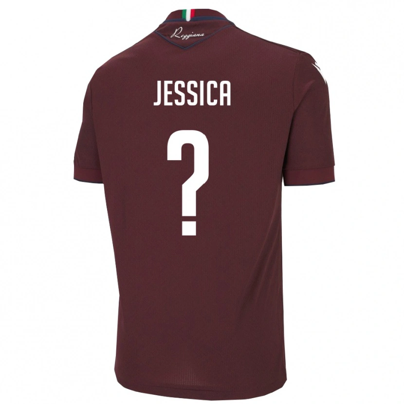 Danxen Heren Zisa Jessica #0 Bourgondië Wit Thuisshirt Thuistenue 2025/26 T-Shirt