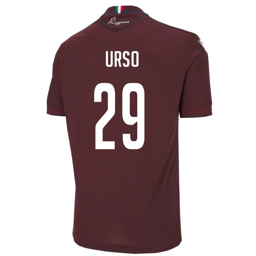 Danxen Heren Oliver Urso #29 Bourgondië Wit Thuisshirt Thuistenue 2025/26 T-Shirt