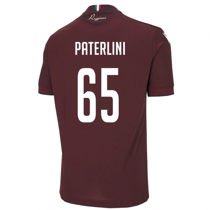 Danxen Heren Federico Paterlini #65 Bourgondië Wit Thuisshirt Thuistenue 2025/26 T-Shirt