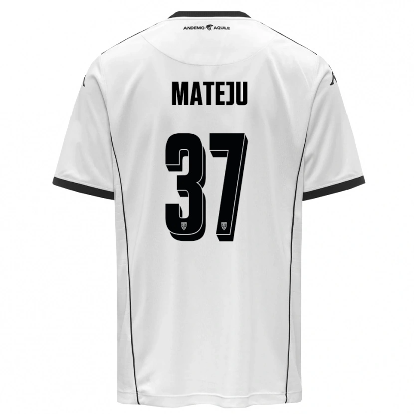 Danxen Heren Ales Mateju #37 Wit Zwart Thuisshirt Thuistenue 2025/26 T-Shirt