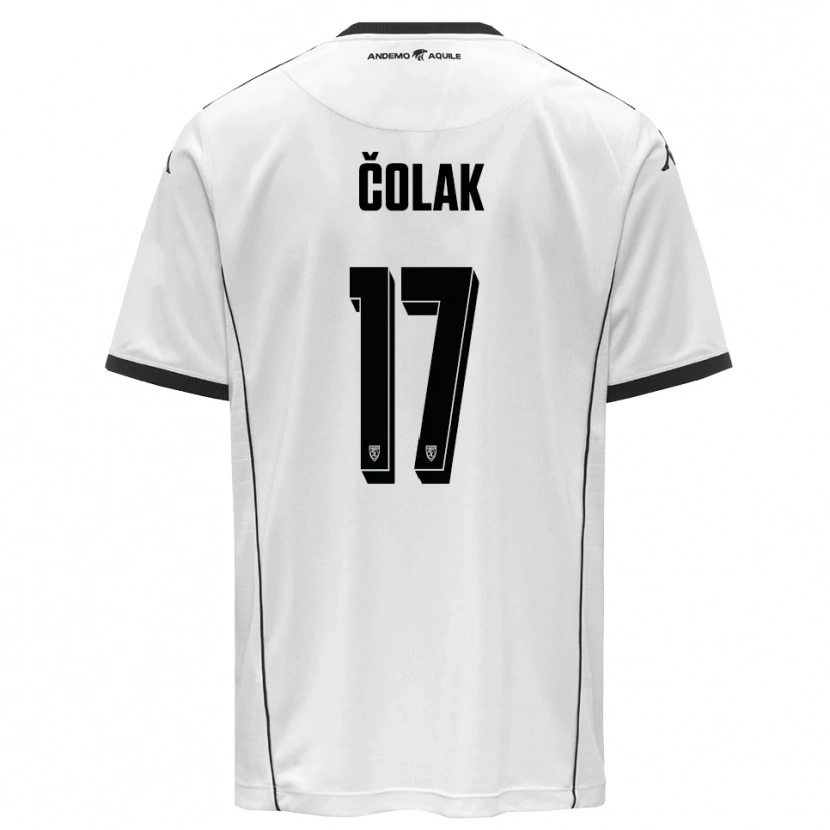 Danxen Heren Antonio Colak #17 Wit Zwart Thuisshirt Thuistenue 2025/26 T-Shirt