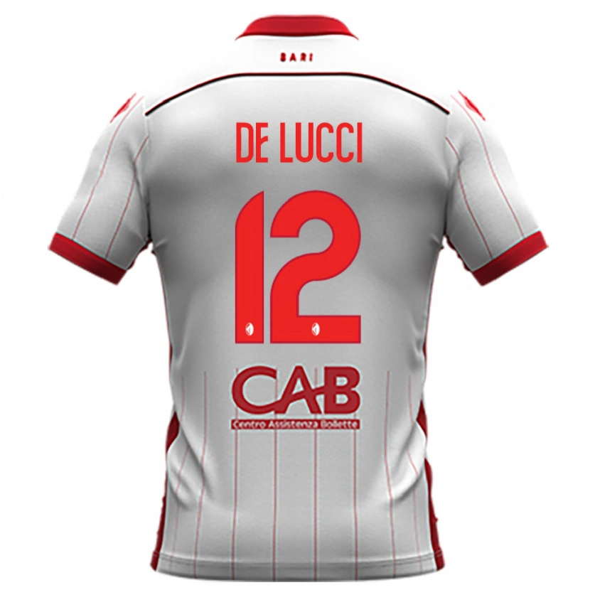 Danxen Heren Paolo De Lucci #12 Wit Rood Thuisshirt Thuistenue 2025/26 T-Shirt