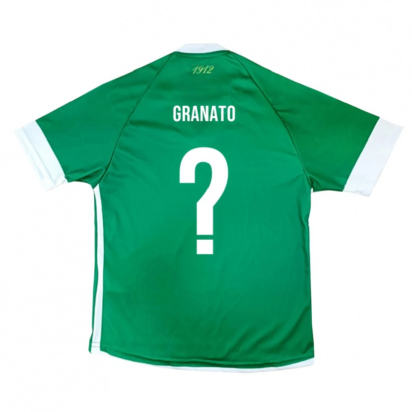 Danxen Heren Carmine Granato #0 Groen Wit Thuisshirt Thuistenue 2025/26 T-Shirt