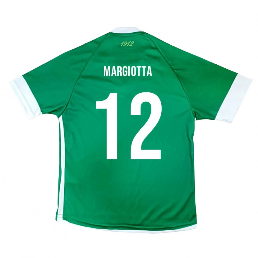 Danxen Heren Manuele Margiotta #12 Groen Wit Thuisshirt Thuistenue 2025/26 T-Shirt