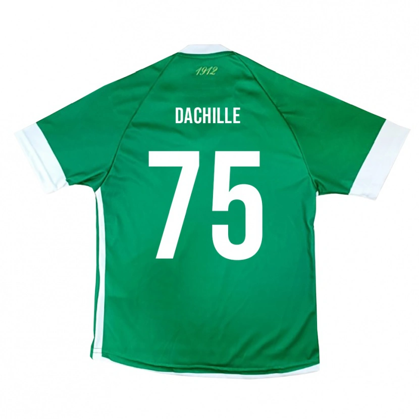 Danxen Heren Domenico Dachille #75 Groen Wit Thuisshirt Thuistenue 2025/26 T-Shirt