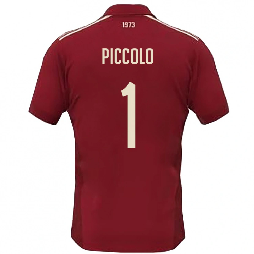 Danxen Heren Giacomo Piccolo #1 Bourgondië Wit Thuisshirt Thuistenue 2025/26 T-Shirt