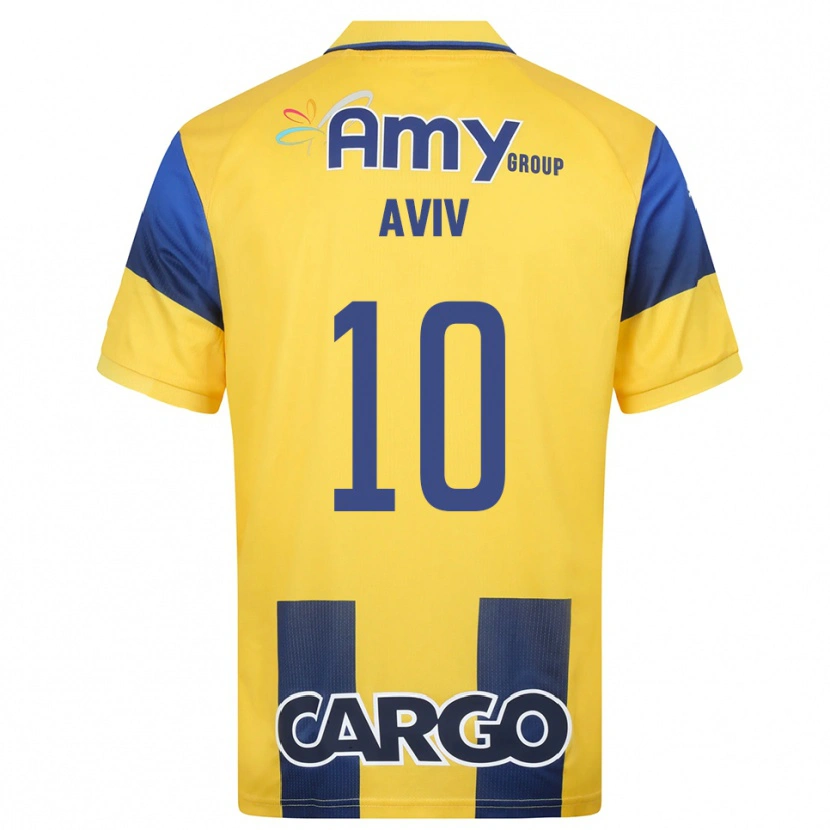 Danxen Heren Yoyo Aviv #10 Geel Donkerblauw Thuisshirt Thuistenue 2025/26 T-Shirt
