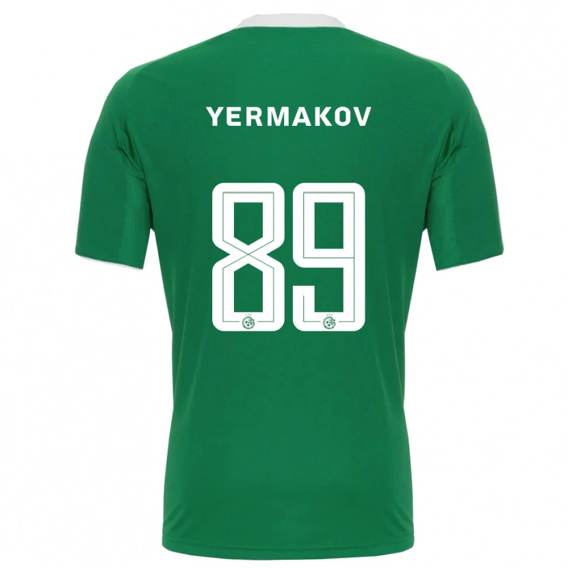 Danxen Heren Georgiy Yermakov #89 Groen Wit Thuisshirt Thuistenue 2025/26 T-Shirt