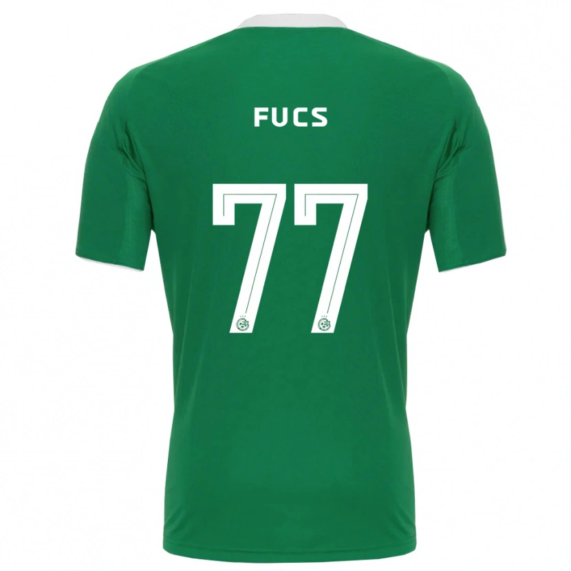 Danxen Heren Roee Fucs #77 Groen Wit Thuisshirt Thuistenue 2025/26 T-Shirt