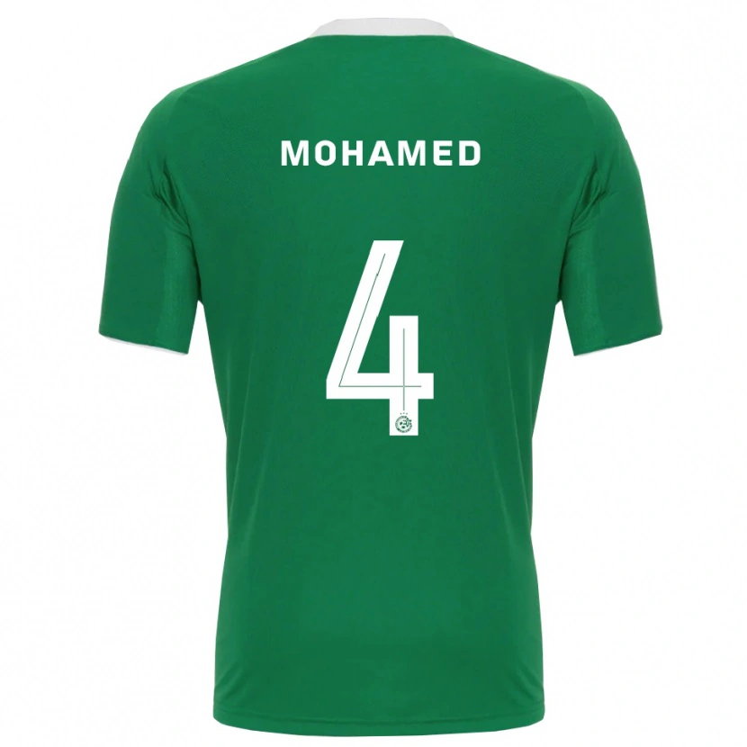 Danxen Heren Ali Mohamed #4 Groen Wit Thuisshirt Thuistenue 2025/26 T-Shirt