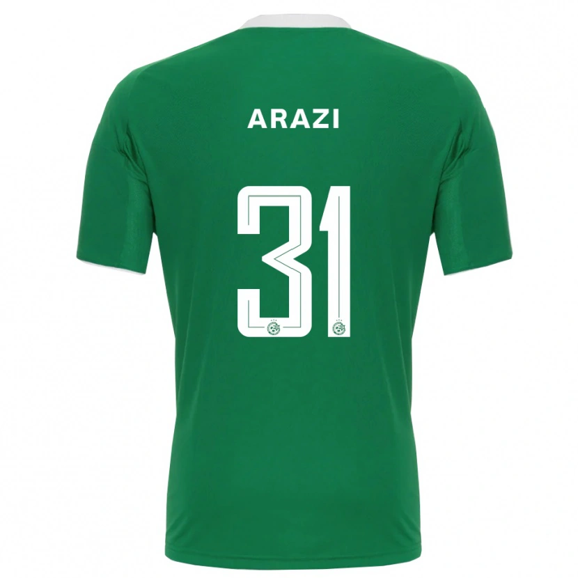 Danxen Heren Amit Arazi #31 Groen Wit Thuisshirt Thuistenue 2025/26 T-Shirt