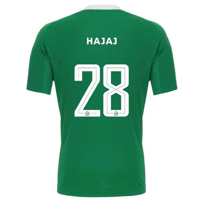 Danxen Heren Ilay Hajaj #28 Groen Wit Thuisshirt Thuistenue 2025/26 T-Shirt